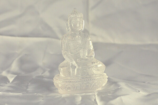釈迦如来 水晶彫刻(a)｜仏像仏画チベット美術卸の天竺堂 28,600円