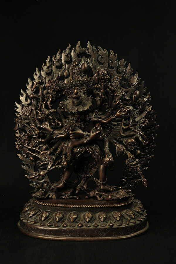 楽天市場】チャクラサンバラ 銀製鍍金 : 仏像仏画チベット美術卸の天竺堂