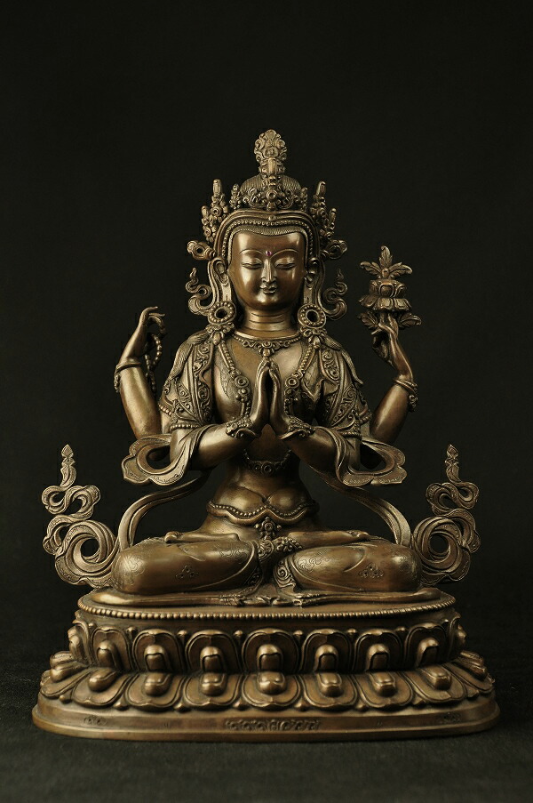 楽天市場】金翅鳥(ガルーダ) 銅造彫金仕上げ 一点もの : 仏像仏画