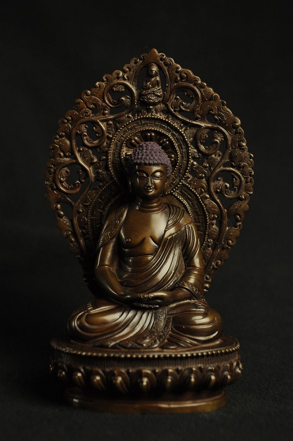 【楽天市場】釈迦如来 銅造彫金仕上げ：仏像仏画チベット美術卸の天竺堂