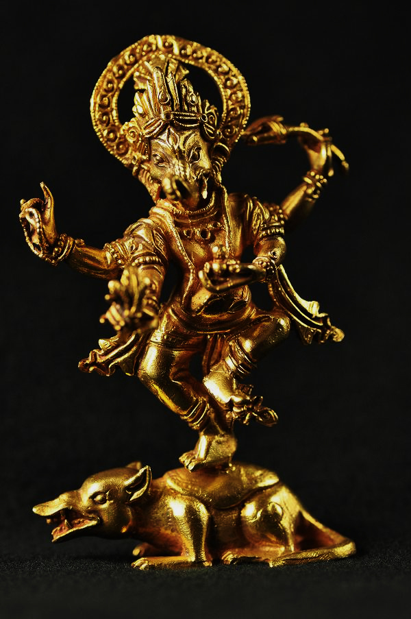 楽天市場 ガネーシャ 銅造鍍金彫金仕上げ 仏像仏画チベット美術卸の天竺堂