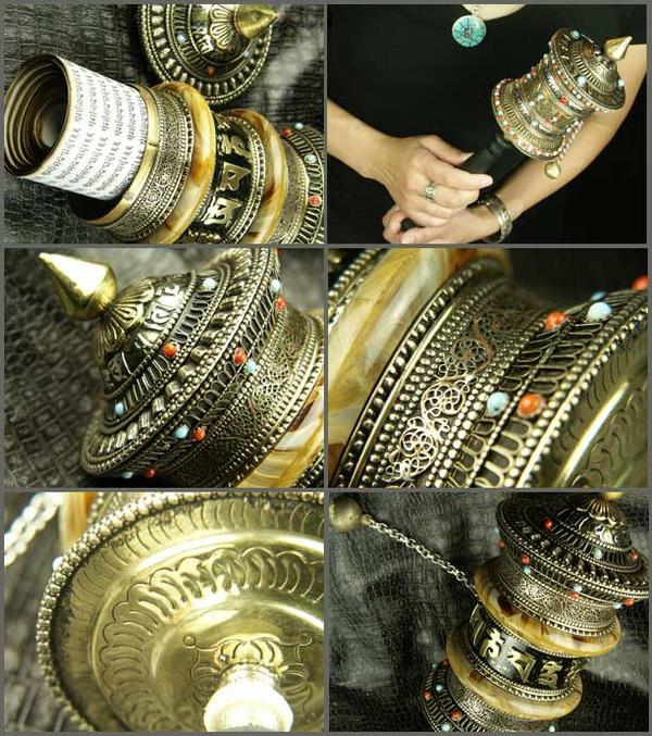 大特価 マニ車 大 B 美術 工芸品 Clubdelalibertad Com