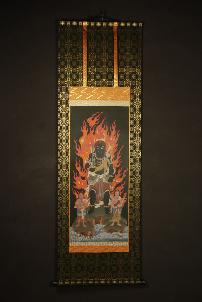 楽天市場】掛け軸 不動明王 (中村永湖) 送料無料（掛軸） : 掛け軸