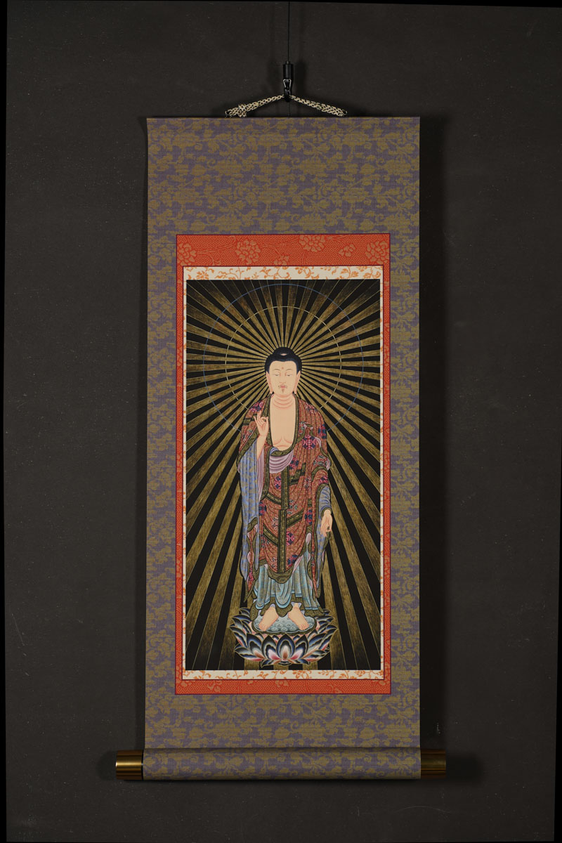 楽天市場】観音菩薩 模表装仕立て 仏画掛け軸（模軸） : 仏像仏画