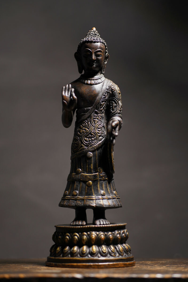 楽天市場】銅製仏像 阿弥陀如来 アミターユス 坐像（大） 蔵佛 : 中国