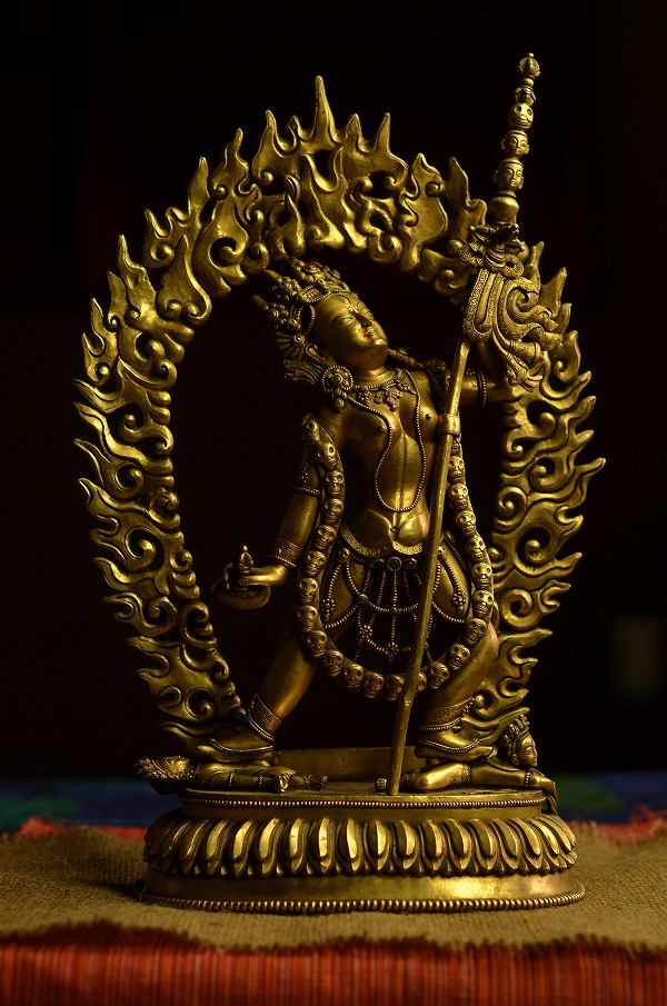 楽天市場】ラクシュミー(吉祥天)銀製 鍍金彫金仕上げ : 仏像仏画