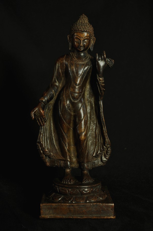 楽天市場】大日如来 銅造鍍金彫金仕上げ : 仏像仏画チベット美術