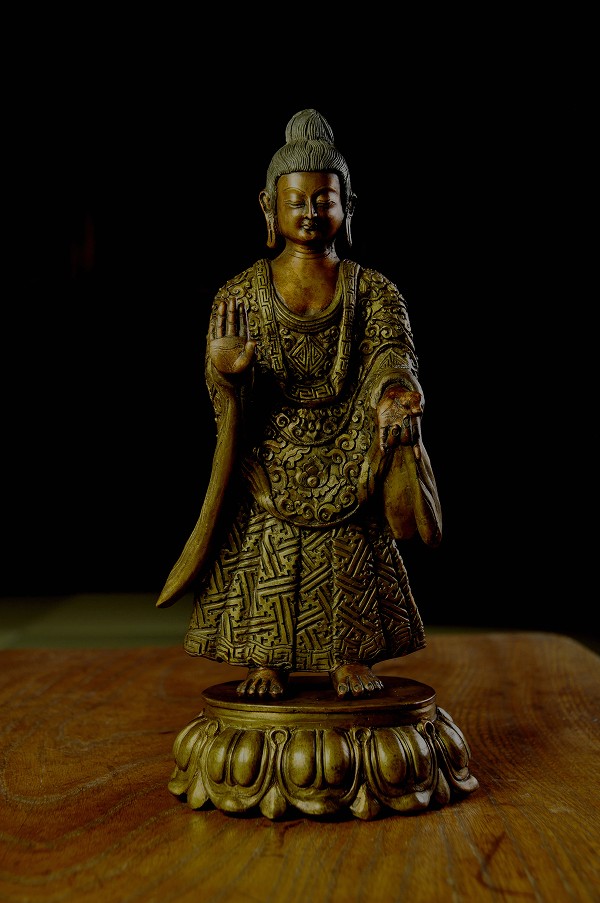 釈迦如来 金管楽器製彫金大成