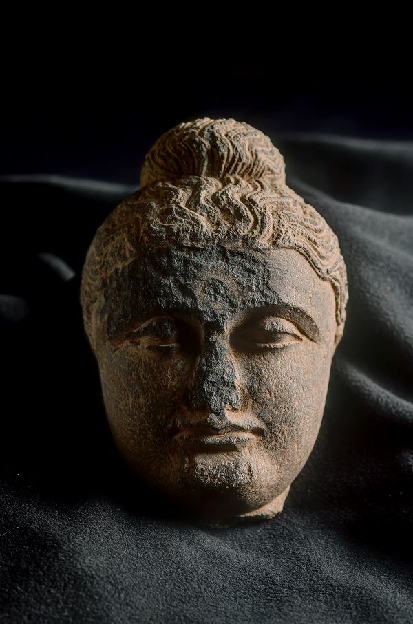 楽天市場】ガンダーラ仏 仏頭 2-4世紀石像 一点もの : 仏像仏画 