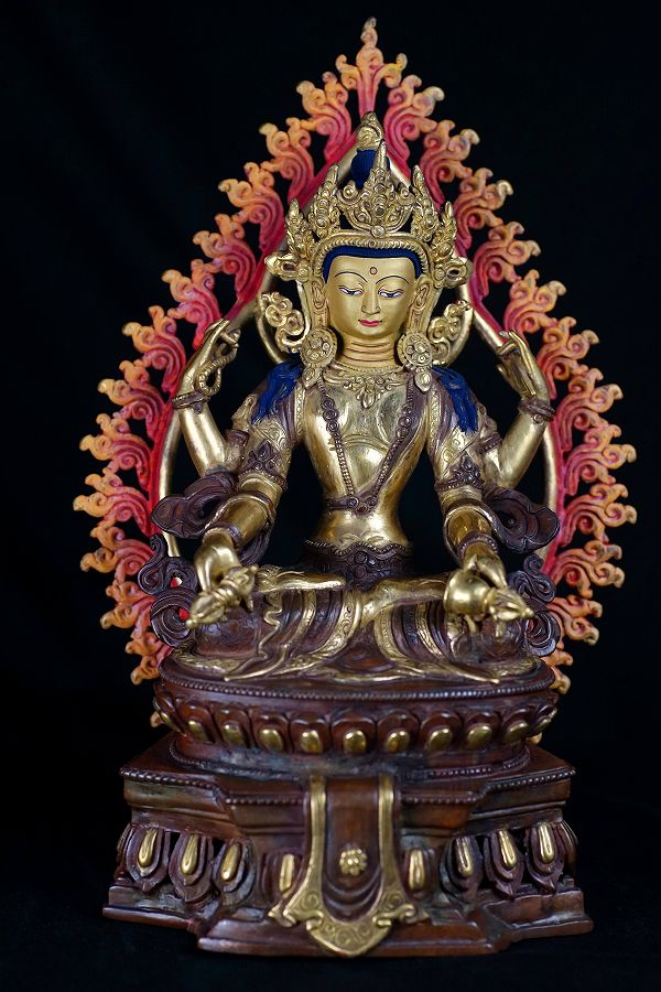 観音菩薩様 銅像仏教 仏教美術 仏像 工芸品 楽天市場】観音菩薩 : 仏像仏画チベット美術卸の天竺堂