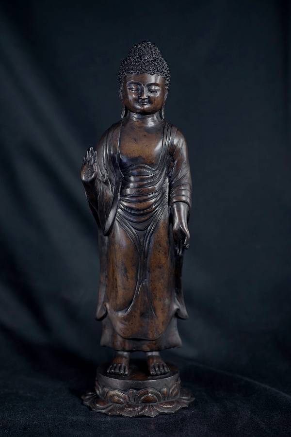 楽天市場】釈迦涅槃像 銅造鍍金銀象嵌仕上げ : 仏像仏画チベット