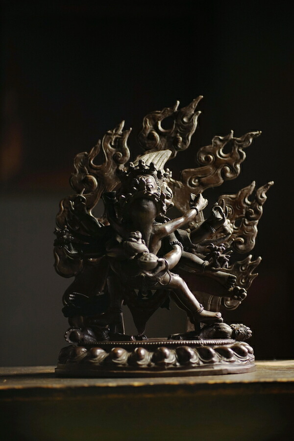 楽天市場】大黒天（マハーカーラ） 銅造彫金仕上げ : 仏像仏画チベット