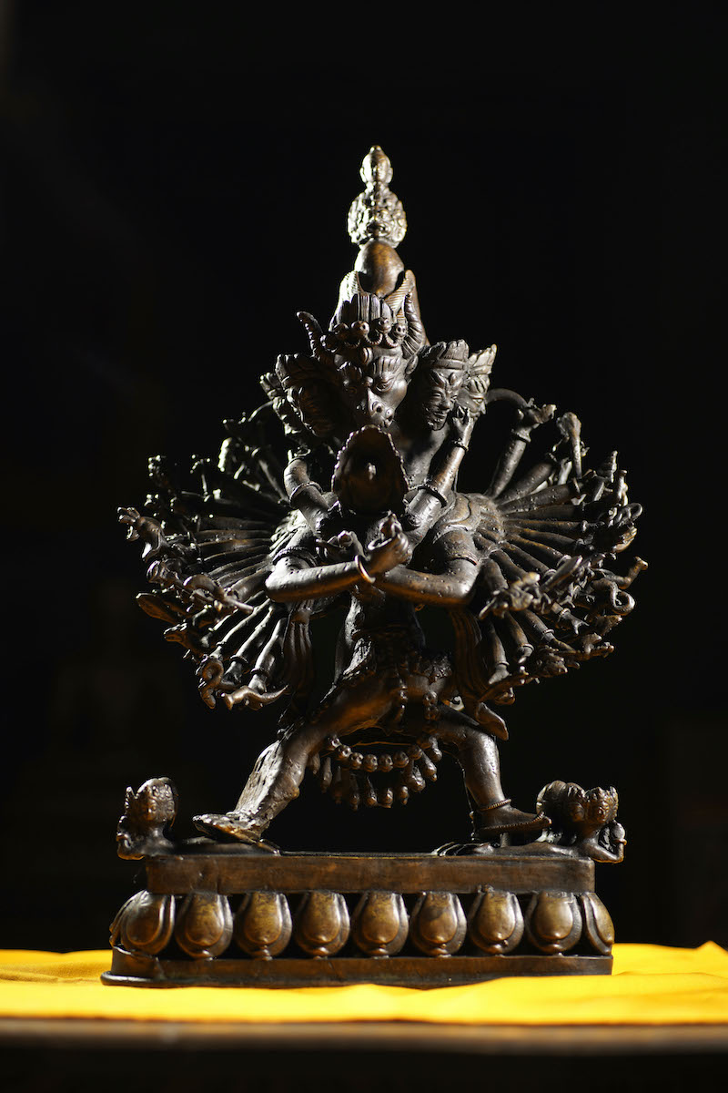 歓喜仏 楽天市場】普賢歓喜仏 銅造彫金仕上げ : 仏像仏画チベット美術卸の天竺堂