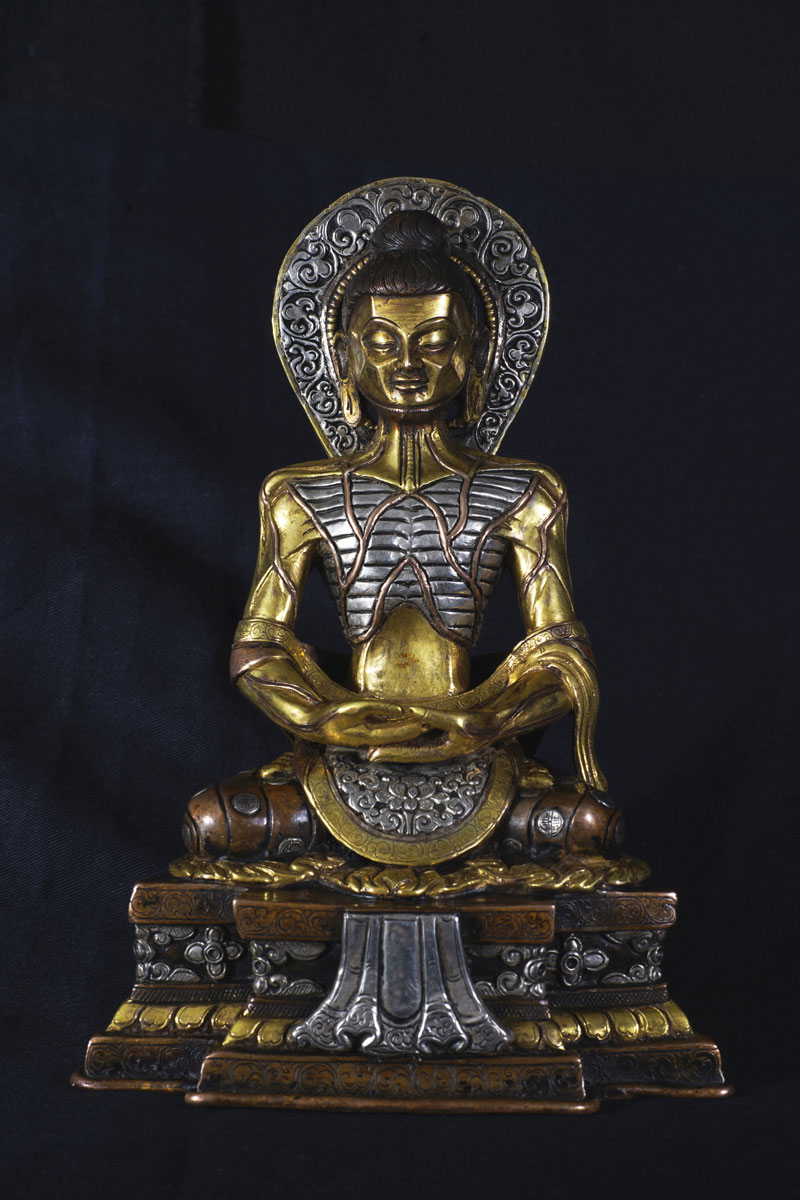 チベット特大仏像 高さ57cm 仏教美術 古銅 鍍金釈迦如来坐像(釋迦牟尼佛) チベット仏教 仏像 お釈迦様 釈迦如来像 鍍金 BUONA VISTA