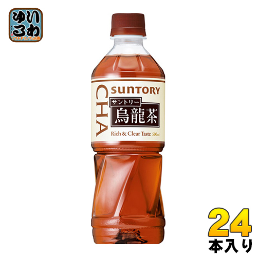 楽天市場 サントリー 烏龍茶 525ml ペットボトル 24本入 お茶 いわゆるソフトドリンクのお店