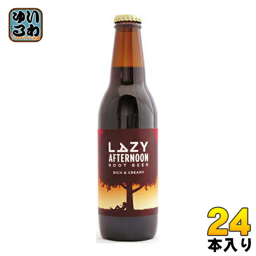 楽天市場 友桝飲料 Lazy Afternoon ルートビア 315ml 瓶 24本入 炭酸飲料 いわゆるソフトドリンクのお店