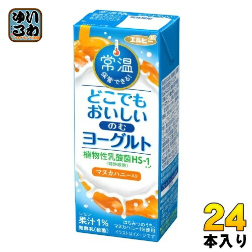 エルビー どこでもおいしい のむヨーグルト 0ml 紙パック 24本入 割引価格