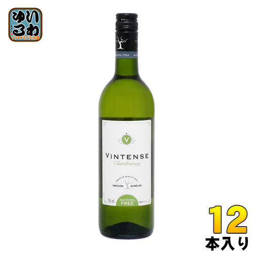 湘南貿易 ヴィンテンス シャルドネ (白) 750ml 瓶 12本 (6本入×2 まとめ買い) ノンアルコールドリンク ノンアルコール飲料