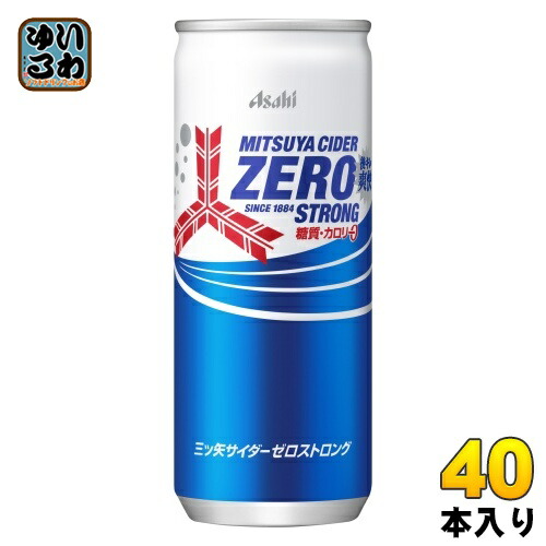 【楽天市場】アサヒ 三ツ矢サイダー ゼロストロング 250ml 缶 80本 