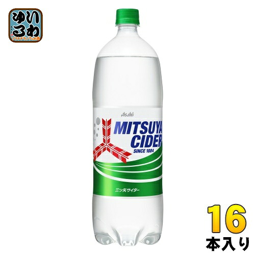 アサヒ 三ツ矢サイダー 1.5L ペットボトル 16本 (8本入×2 まとめ買い) 炭酸飲料