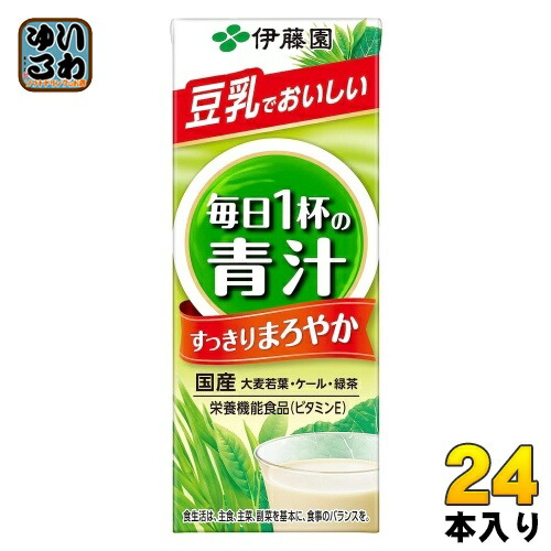 【楽天市場】伊藤園 毎日1杯の青汁 すっきりまろやか豆乳ミックス