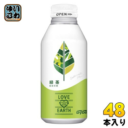 ダイドー ラブジアース 緑茶 400g ボトル缶 48本 (24本入×2 まとめ買い) お茶 LOVE the EARTH