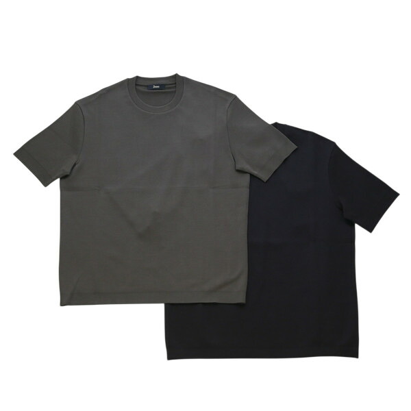 HERNO 地獄ノ 編み物調カットソー 編み物T JG000206U