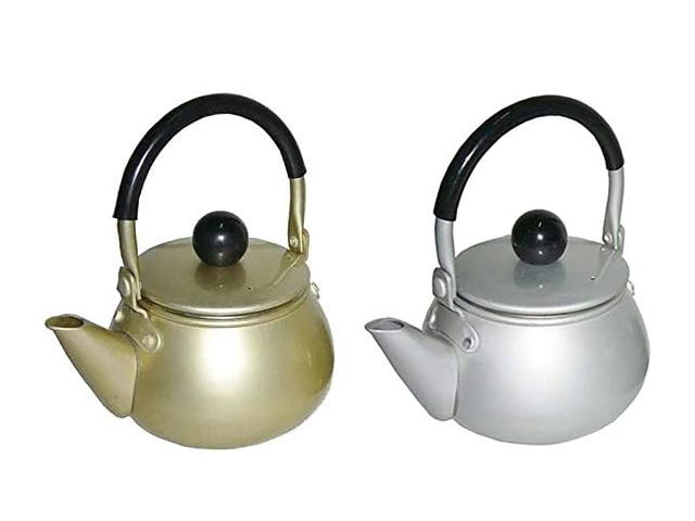 粉引き急須（持ち手金属） Amazon｜美濃焼 「 大野繁保 」 急須 ポット 容量約460ml 鉄粉引
