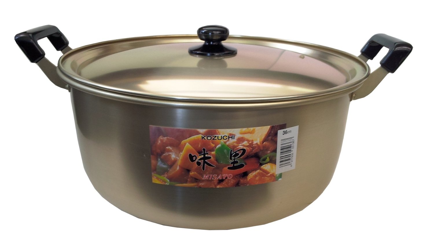 楽天市場】昔ながらの 味里鍋 36cm 前川金属 アルミ 両手鍋 / 前川金属