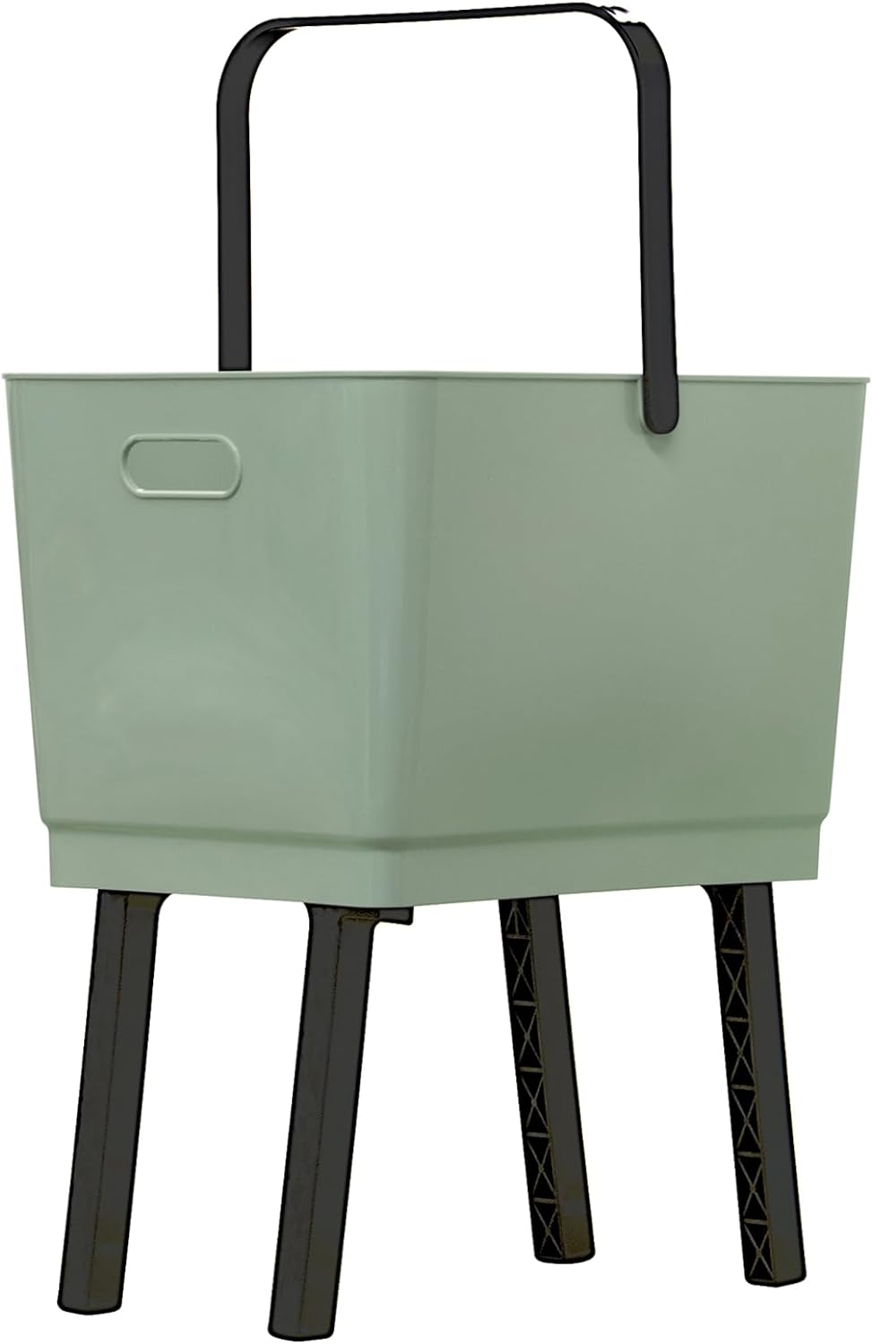 【まとめ買い】【6個セット】 足つき　バスケット　グリーン　小久保工業所　KL-213※メーカーからの直送※代引き不可※他の商品との同梱不可｜金物＆雑貨Shop2030　中川商光