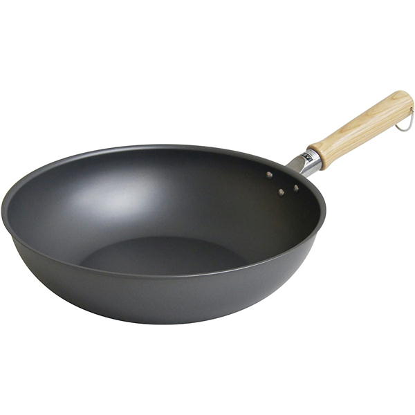 【日本製】 ウルシヤマ金属　鉄匠　いため鍋　３０ｃｍ　TSO-W30 【IH対応】 窒化処理　鉄　炒め鍋　深型　深め　深い　フライパン