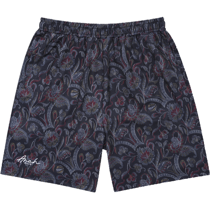 Arch[アーチ] Arch gobelin fabric pattern shorts / アーチ ゴブラン ファブリック パターン ショーツ【B125-127】（Arch アーチ メンズ ユニセックス バスケットボール ショーツ ブラック）