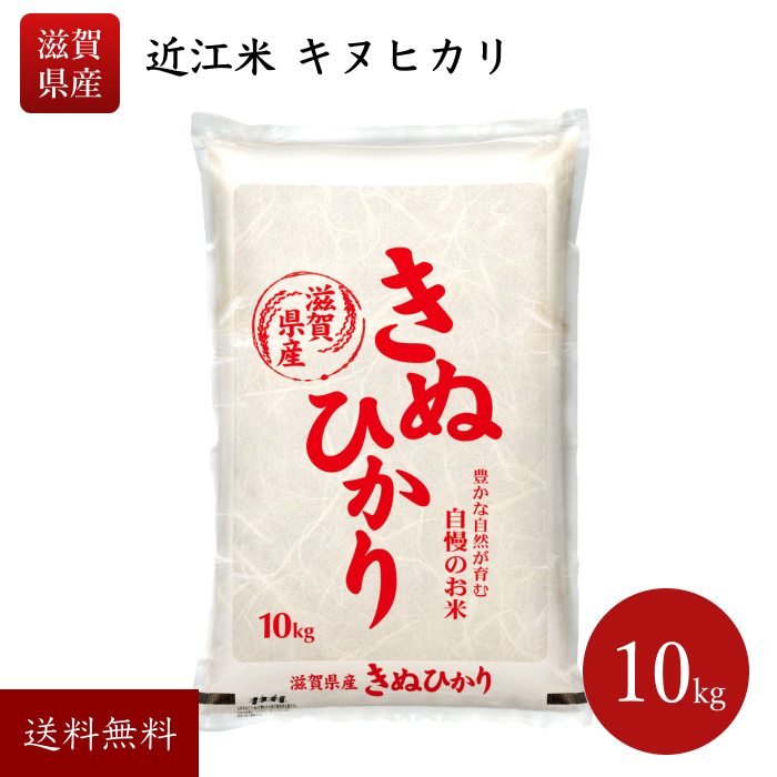 滋賀県産　令和4年　キヌヒカリ　白米10キロ