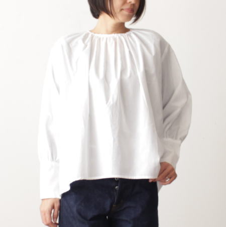 mizuiro-ind(ミズイロインド)ギャザーネックプルオーバー 7,709円