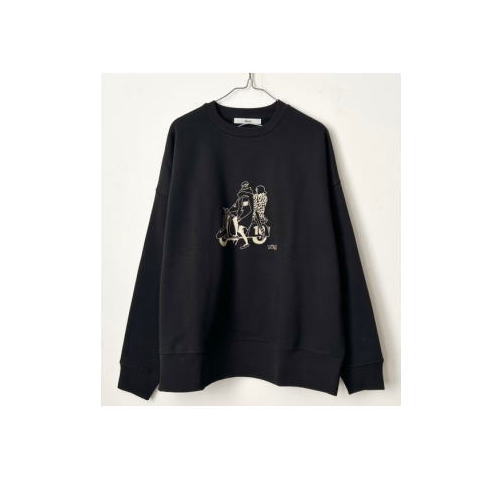 amne（アンヌ） “ LOVER ” crew 裏起毛流汗 UNISEX