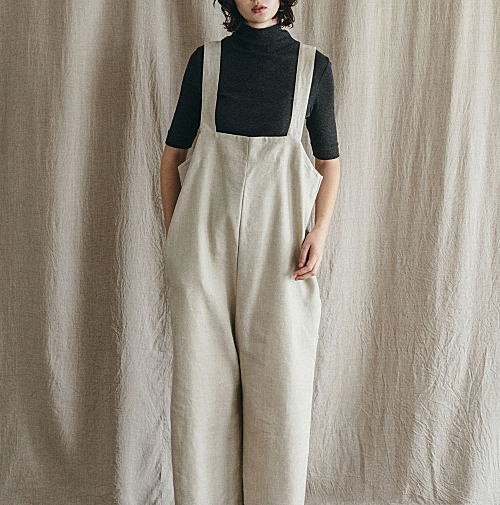 楽天市場】fog linen work ミラ サロペット アシェ フォグリネンワーク