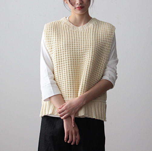 楽天市場】Cion (シオン) | ウール混タックショルダーショートベスト