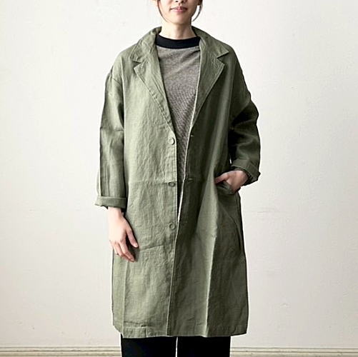 fog linen work(フォグリネンワーク)ジョセフィーヌ　コート｜natural standard