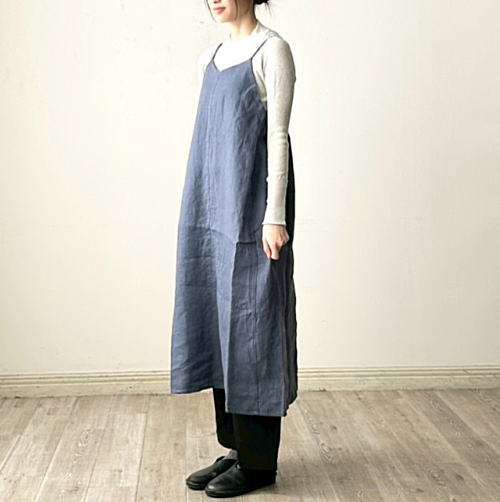 fog linen work(フォグリネンワーク)ヴィオレット 横すべり御召しもの