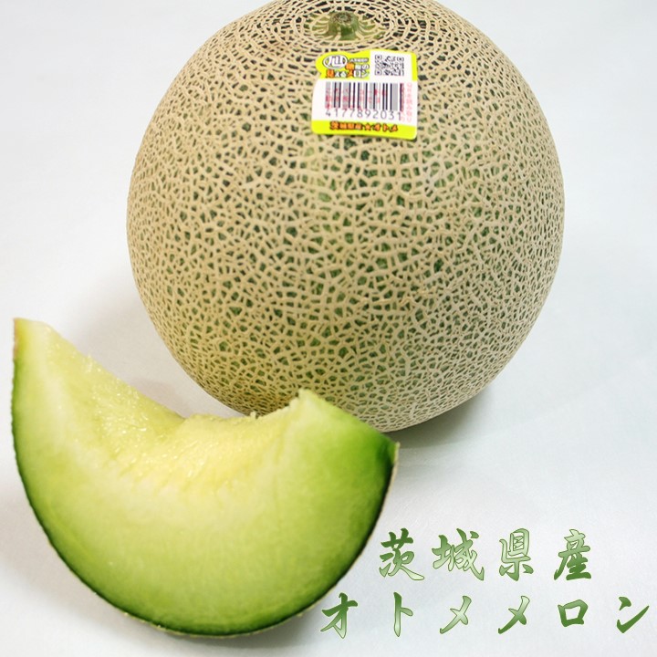 茨城県　オトメメロン　秀３Ｌ～４Ｌ　約５Ｋ（箱重量含む）