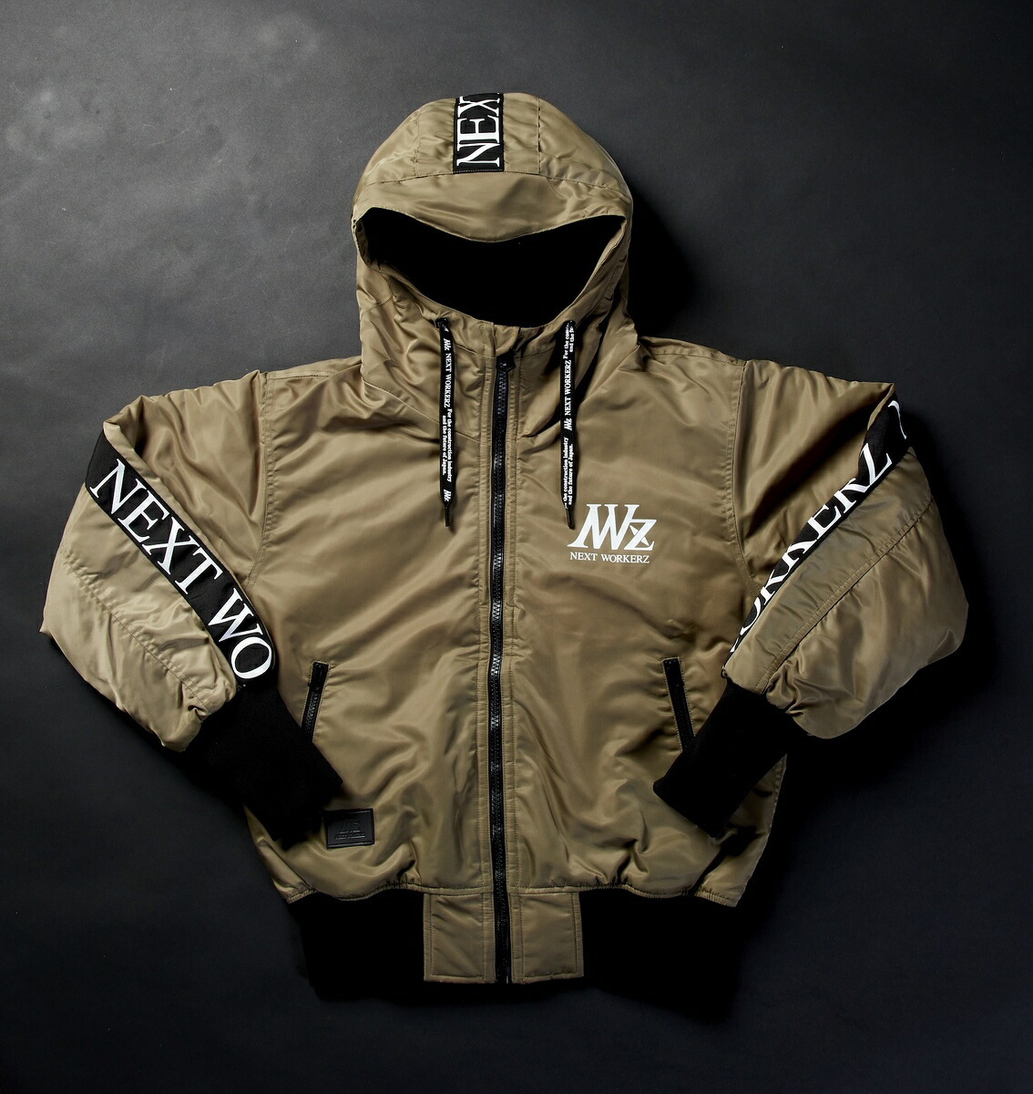NWZ HOODIE JACKET NEXTWORKERZ ネクストワーカーズ 2023年AW新作 限定生産モデル NWZ防寒ジャケット 防寒ジャケット 防寒フーディー ベージュ(若草色っぽい色合いです) 中島商店限定カラー 中島商店 道内発送