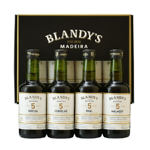 楽天市場】ブランディーズ マデイラ 白品種 5年 ミニボトル 4種セット