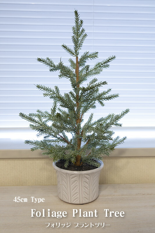 【楽天市場】【おしゃれ・高級感・大人可愛いツリー】 クリスマスツリー 45cmフォリッジプラントツリー：Nakajo’s Christmas