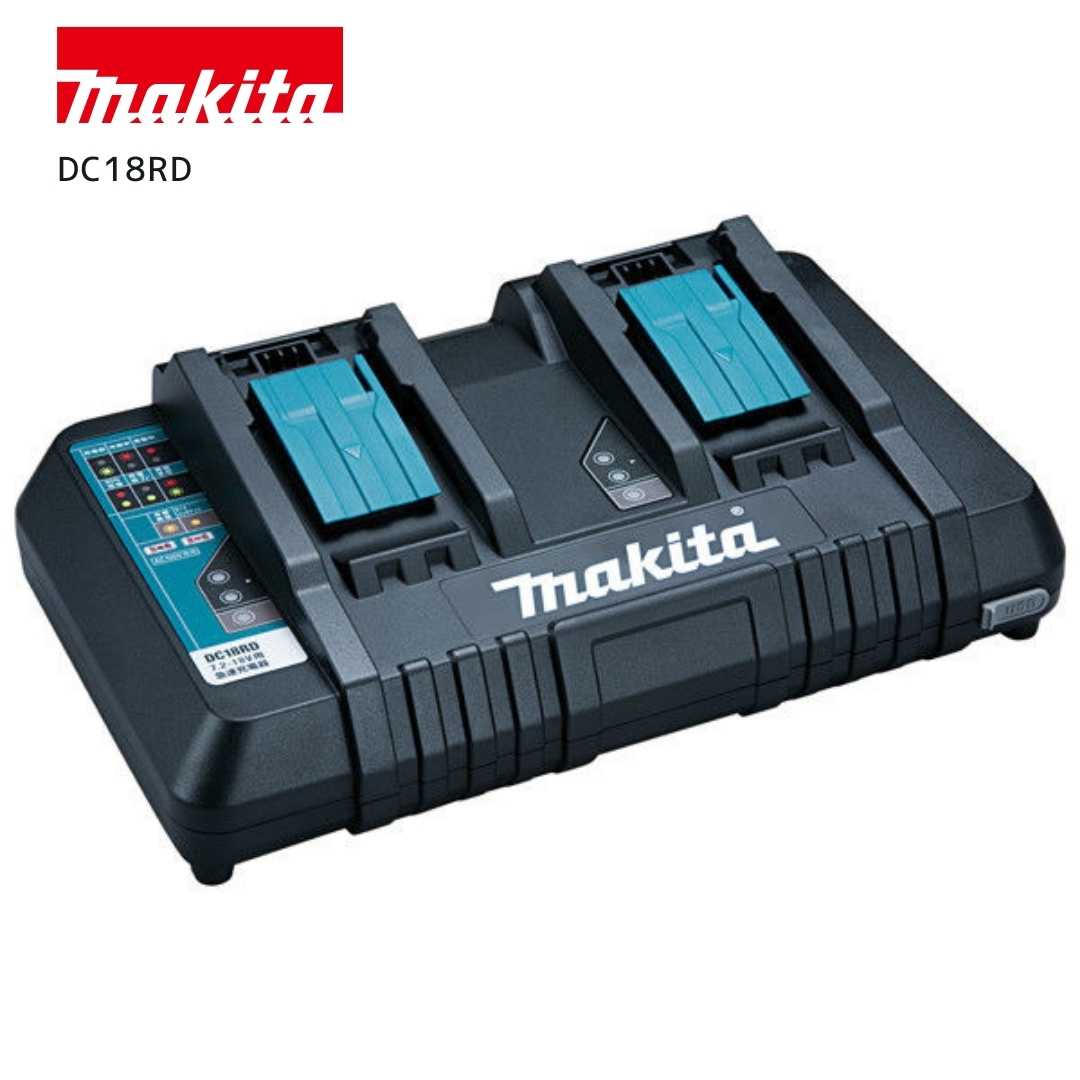 マキタ 14.4v/18v対応 互換 DC18RD 2口 スライド式充電器 楽天市場】マキタ電動工具 2口急速充電器 スライド式バッテリー