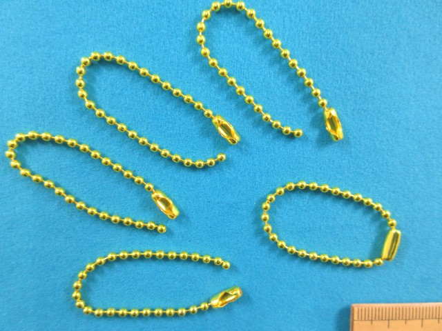 楽天市場】ボールチェーン 5本入赤 : 手芸ナカムラ