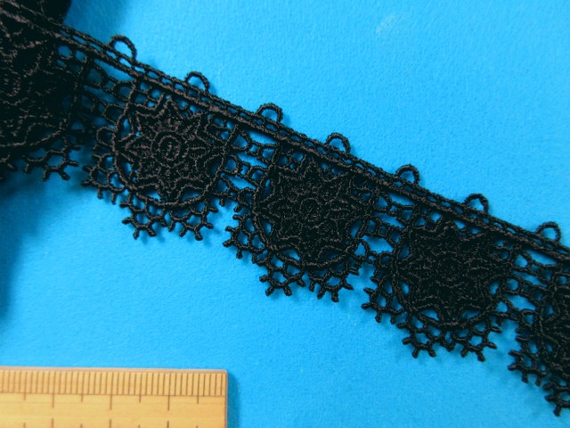 楽天市場】綿ケミカルレース(2.2cm幅 3m巻)黒 : 手芸ナカムラ 楽天市場】綿ケミカルレース(2.2cm幅 3m巻)黒 : 手芸ナカムラ