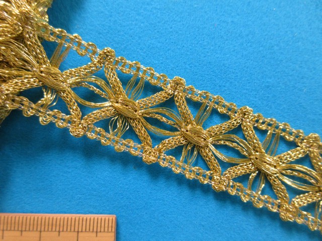 楽天市場 ラメブレード 2 3cm幅 3m巻 金 手芸ナカムラ