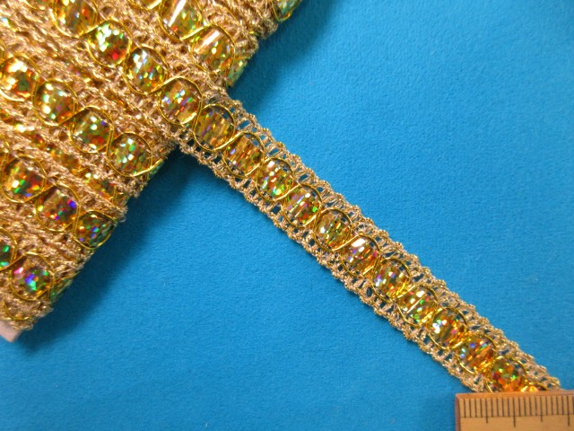 楽天市場 メタルフィルムブレード 1 3cm幅 5m巻 オーロラ金 金 手芸ナカムラ