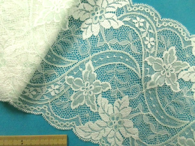 79%OFF!】 在庫処分<br>ストレッチレース<br>渋ピンク<br> ６．１ｃｍ幅 ５ｍ巻 <br>