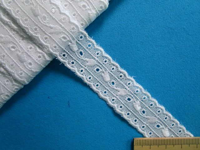 楽天市場】綿レース（1.2cm幅 5m巻）オフ白 : 手芸ナカムラ